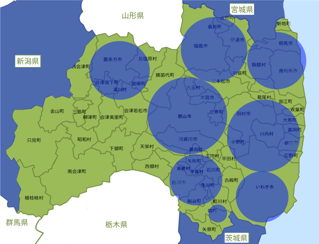 地域の地図
